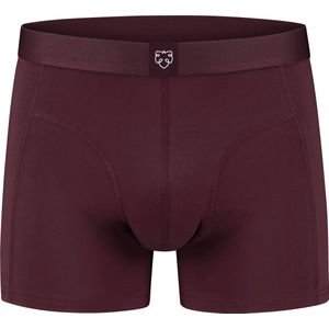 A-dam Bruno Burgundy - Boxershort - Katoen - Onderbroek - Ondergoed - Heren - Bordeaux - L