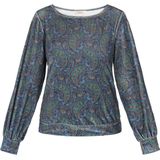 usha - Blouse - Regular Fit - Lange Mouwen - Velvet - Festival Collection