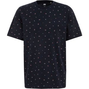 WE Fashion Heren Regular fit T-shirt met print