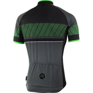 Rogelli Wielershirt KM Ritmo Zwart/Groen S