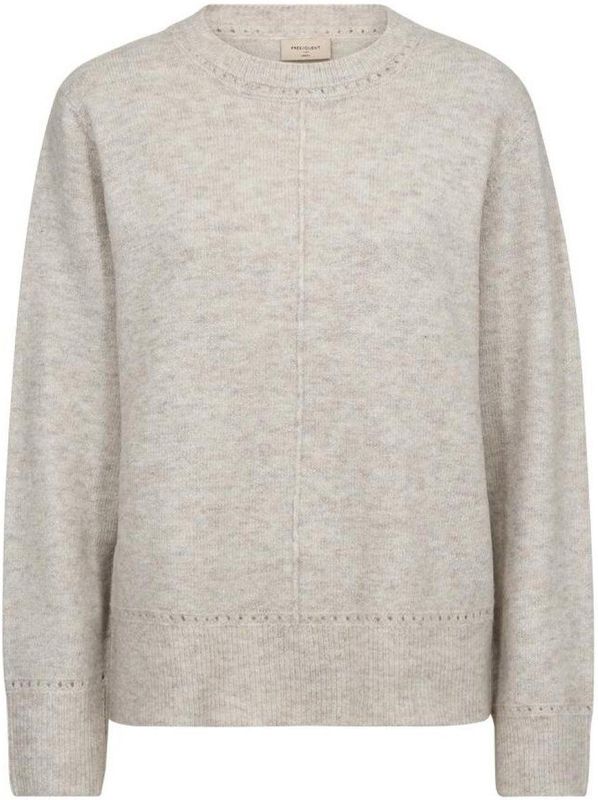 Freequent Trui Fqolina Pullover 207061 Moonbeam W. Silver Dames Maat - L