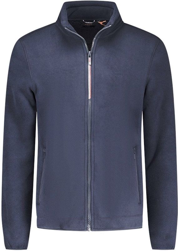 NZA - Sweater - Blauw - Half Zip - Regular Fit