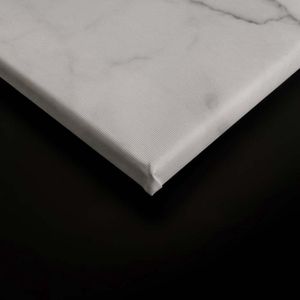 Canvas print DD120277 White Marble 2 A.S. Création 0,9 x 0,6 m Wit Kantoor Hal/Gang Keuken Slaapkamer Woonkamer