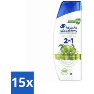 Head & Shoulders – 2-in-1 – Apple Fresh – 300 ml - Bulkverpakking - 15 stuks