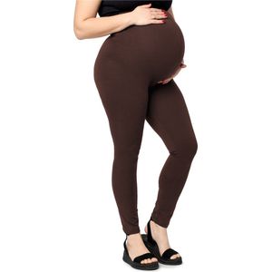Merry Style Dames Grote Maten Leggings - Zwangerschapskleding - Lange - Viscose - MS-MS10-460-LE - Bruin - 6XL