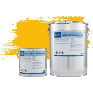Wixx 2K PU Metaalverf - 5L - RAL 1023 | Verkeersgeel