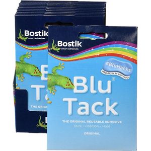 Bostik Blu - Tack Value Pack 12 x 60g - Economy Pack - Economy Pakket - Originele Herbruikbare Lijm