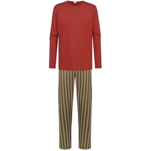 Mey Tweedelige Pyjama Stripes Heren 34045 796 red ginger 52