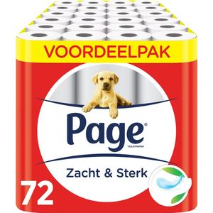 Page toiletpapier - 72 rollen - Zacht & Sterk wc papier - voordeelverpakking