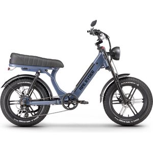 Ape Ryder MD10 Premium Elektrische Fatbike 250W / 48V / 14.5AH / 20Inch Oud Blauw