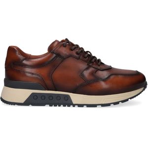 Greve Haarlem K Lage sneakers - Leren Sneaker - Heren - Bruin - Maat 42
