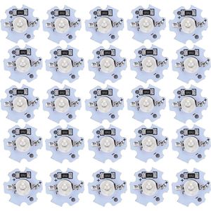 25 Stks LED Chip Lamp Kralen - 1 W High Power LED 5 V 200LM Voor DIY Verlichtingsarmaturen - UV Licht .