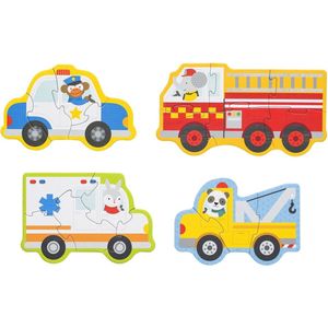 Petit Collage - Puzzel 'Rescue Vehicles'