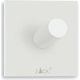 Zack handdoekhaak Duplo wit rvs - zelfklevend - 40154