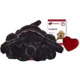Snuggle Puppy zwart - met warmtebron en hartslag Smart Pet Love