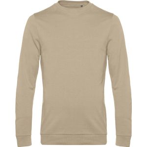 Sweater 'French Terry' B&C Collectie maat L Desert/Zand