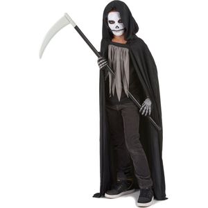 LUCIDA - Reaper Magere Hein outfit voor kinderen - S 110/122 (4-6 jaar)