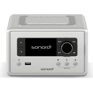 Sonoro RELAX V2 - WiFi - Spotify - DAB + radio - Bluetooth - Zilver