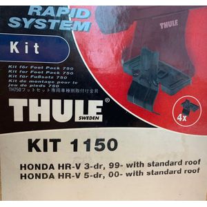 Thule Rapid Kit 1150 Honda HR_V 3&5 deur 99-05 zonder dakspoiler voor Thule voet 750 of 754