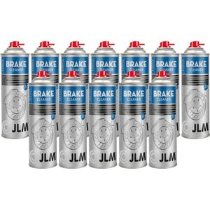 JLM - Remmenreiniger - 500ml - CMR vrij - Efficiënte Ontvetter voor Rem- en Koppelingsonderdelen