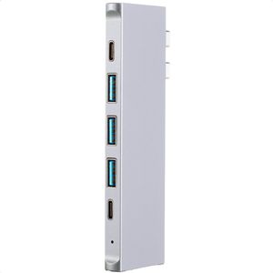 M-Teck Pro Dock X - HDMI 4K - Thunderbolt - USB-C - Zilver