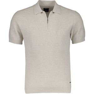 Jac Hensen Polo - Extra Lang - Beige - 4XL Grote Maten