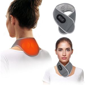 Draadloos verwarmingskussen voor schouder en nek – Oplaadbaar, draagbaar en snel verwarmend