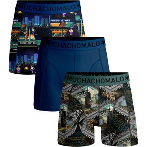 Boxershort Muchachomalo Men Shorts Muhammad Ali Experience Print/Print/Blue 