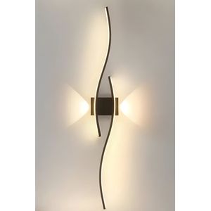 EFD Lighting WL11 - Wandlamp – Modern – Zwart – LED - Wandlamp binnen – Wandlampen Woonkamer, Eetkamer