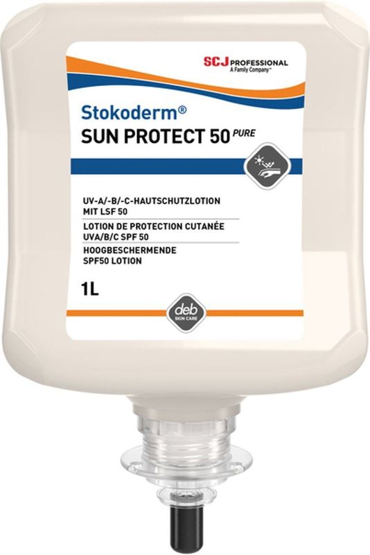 Zonnebrandlotion SCJ Stokoderm Sun Protect SPF 50 1liter | 6 stuks