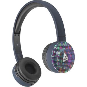 Bluetooth Hoofdtelefoon met Uitschuifbare Hoofdband en 20 uur Playtime - Kleurrijk Pailletten Patroon