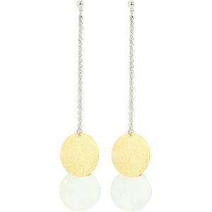 Behave - Oorhangers bicolor rond - Modern voor minimalistische look