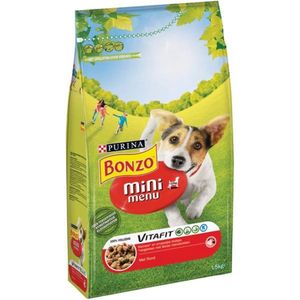 Bonzo (Friskies) - Hond Droogvoer - Mini Menu Rund - 1,5 kg