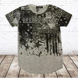 Kinder t shirt before grijs 110/116 -s&C-110/116-t-shirts jongens