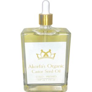Biologische castor olie - Ricinusolie - Castorolie 150 ml in glas