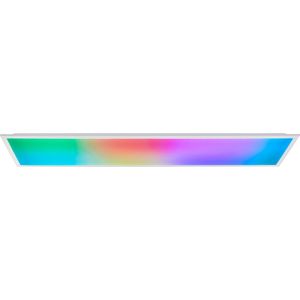 Brilliant Briston - Plafondlamp - LED 34W - CCT en ICRGB - Dimbaar - Afstandsbediening - Wit