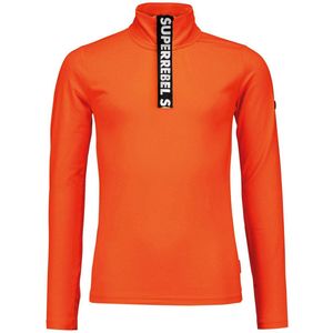 SuperRebel - SPURT Ski Sport Jersey Pully Neon Orange - Neon Orange - Maat 116