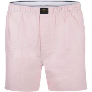 Steppin' Out Boxershort Oxford Roze - Maat S - Heren - Boxershorts