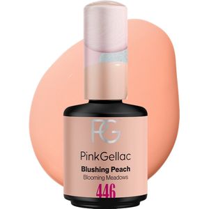 Pink Gellac Gellak - 446 Blushing Peach 15ml - Oranje Gel Nagellak - Gellac - Gel Nagels Producten