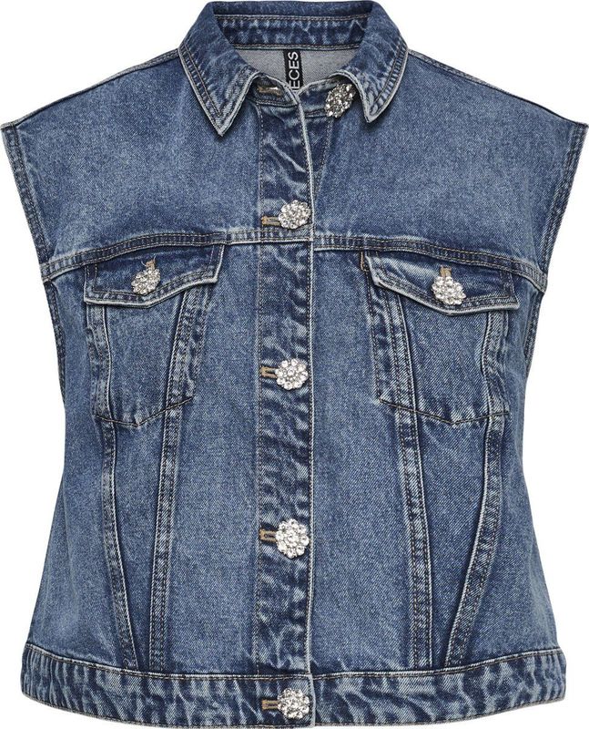 PIECES - PCNAMIR SL SHORT VEST BC - Gewatteerd Gilet - Dames