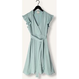 AAIKO Florine Shimmery Vis 355 Dames - Jurk - Lichtblauw - Maat S