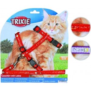 Trixie tuig  good luck - voor kat - met riem - good luck - 34-57x1,3 cm 120 cm