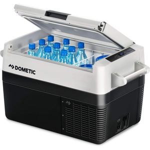 Draagbare elektrische compressor koelbox 34 liter, mini koelkast voor auto en stopcontact, koelen en invriezen tot -18 °C