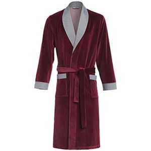 Heren badjas van 80% katoen met zakken en riem
