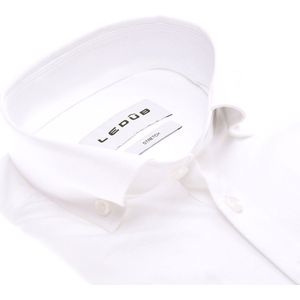 Ledûb slimfit jersey poloshirt wit korte mouw