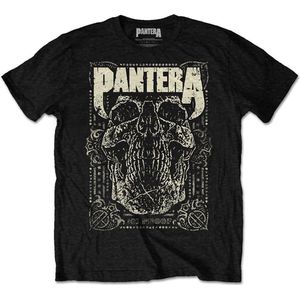 Pantera - 101 Proof Skull Heren T-shirt - S - Zwart
