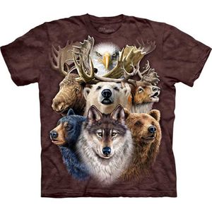 T-shirt Northern Wildlife Collage S