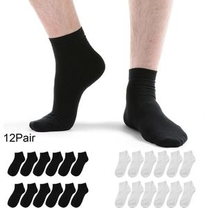 Sokken heren - 12 Paar - Wit - Lage sokken - Maat 38-42