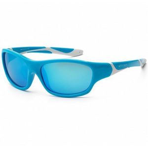 KOOLSUN® Sport - kinder zonnebril - Aqua Wit - 3-8 jaar - UV400 - Categorie 3
