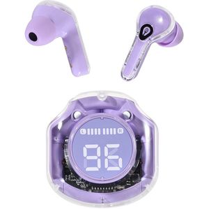 TUNIQ Ear draadloze oortjes - met oplaaddoos - Paars